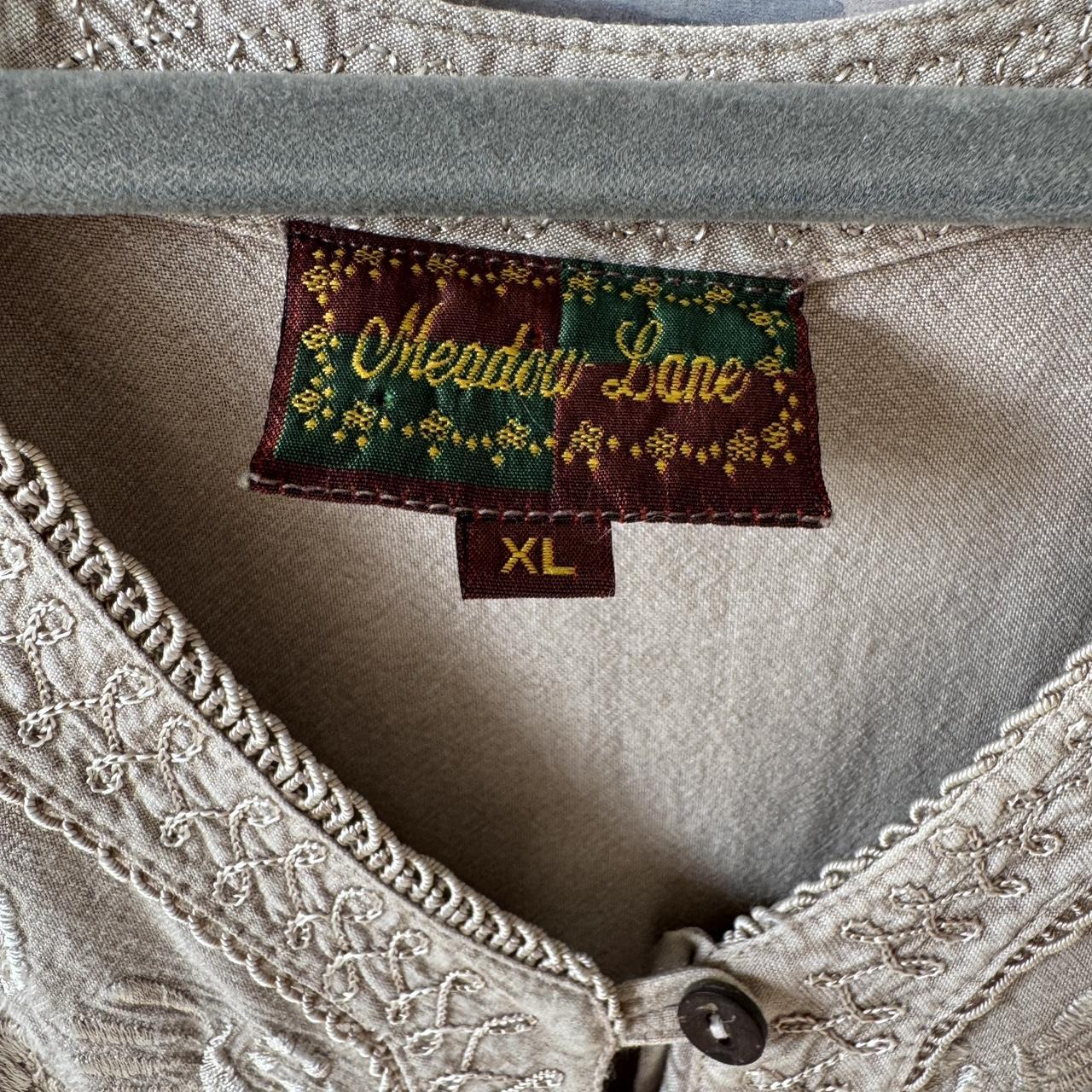 Fairy embroidered maxi dress (XL)