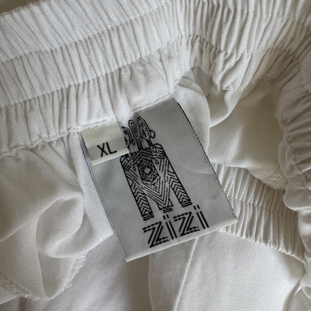 White boho maxi skirt (XL)