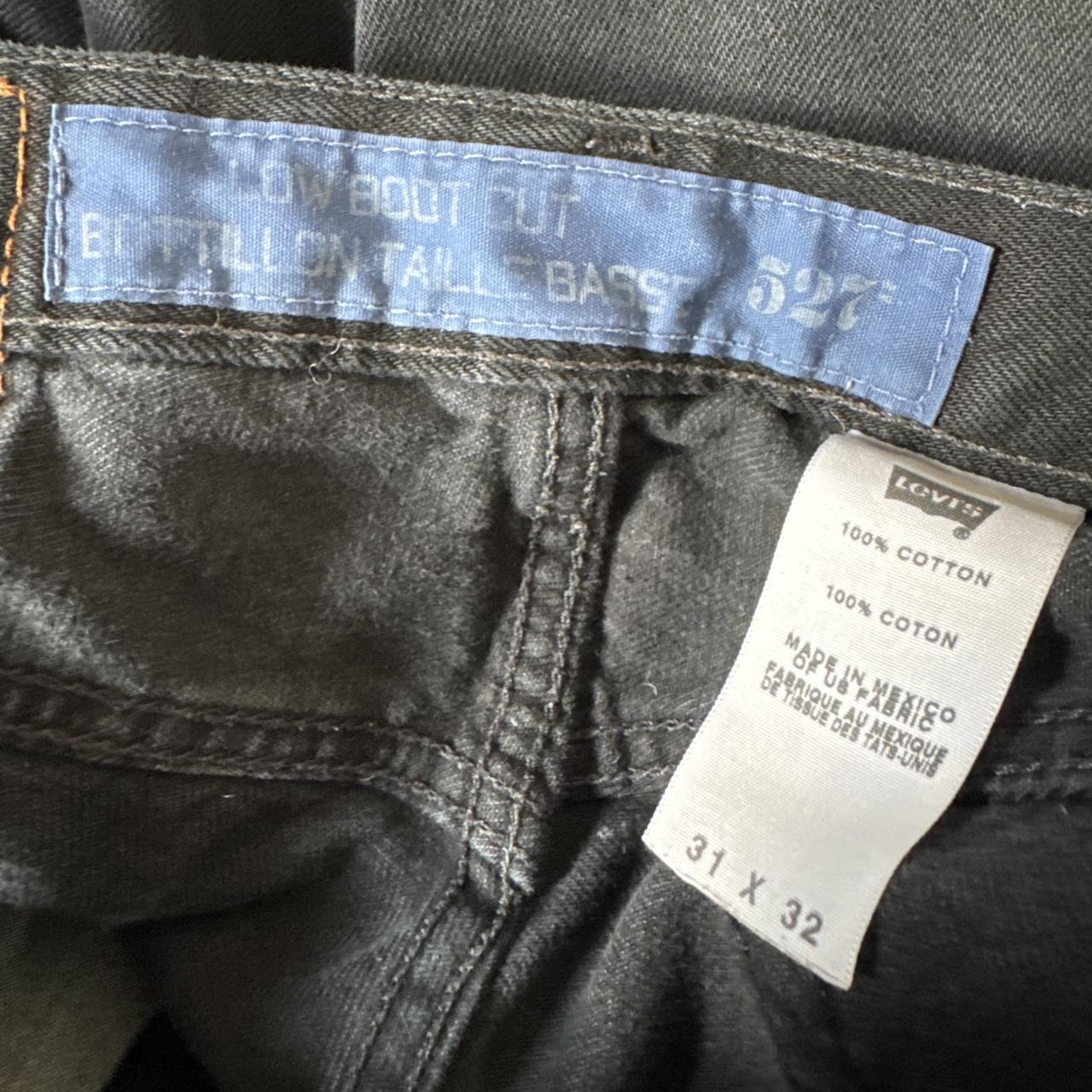 Black levis bootcut jeans (31")