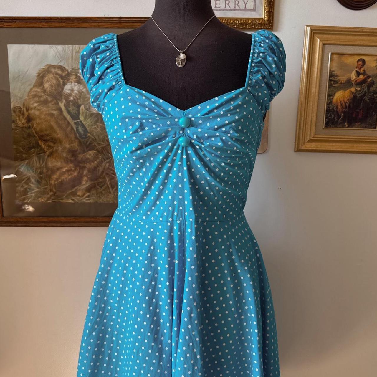 Vintage polka dot dress (M)