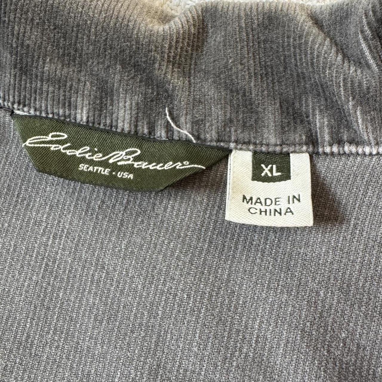 Funnel neck corduroy jacket (L)