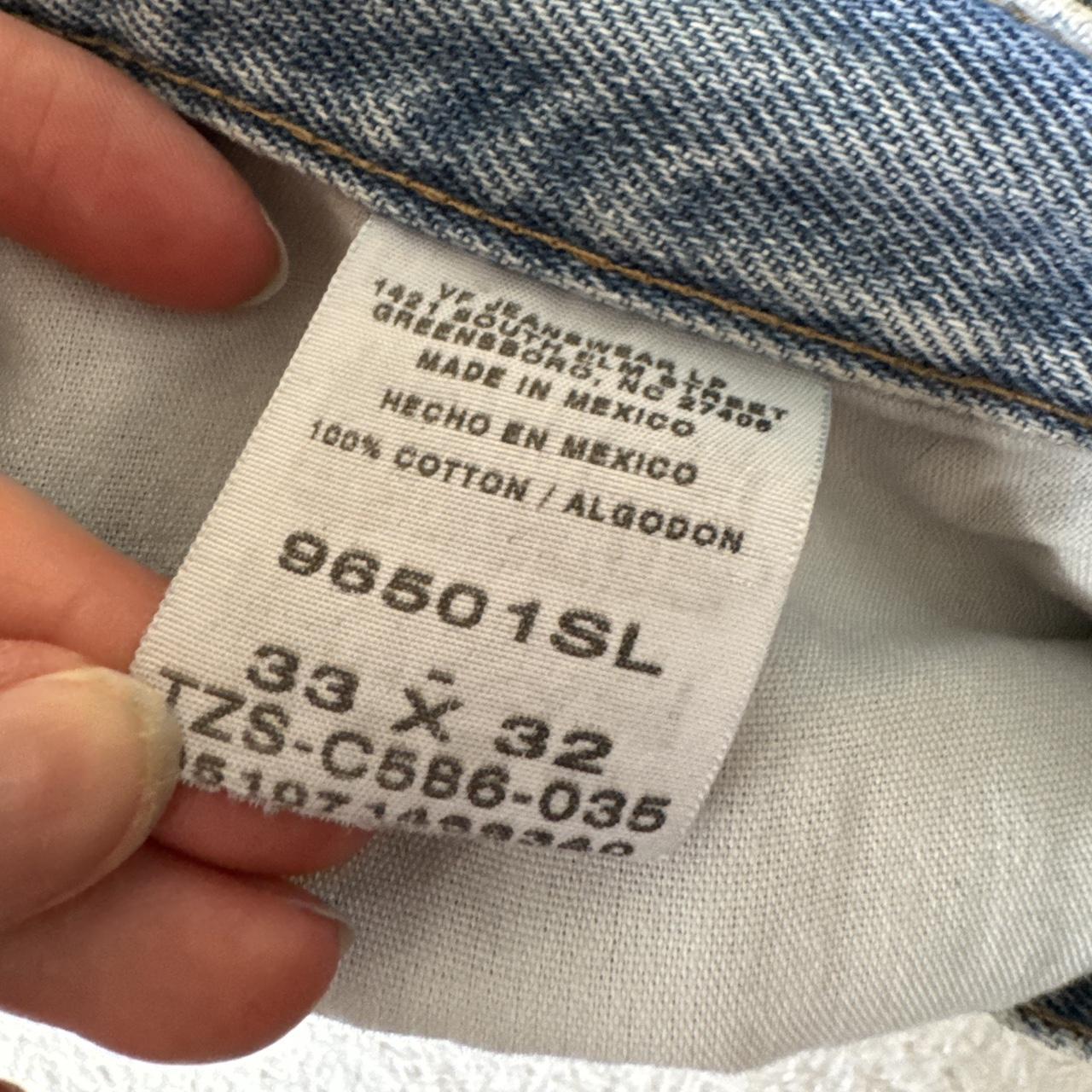Baggy light wash wrangler jeans (33")