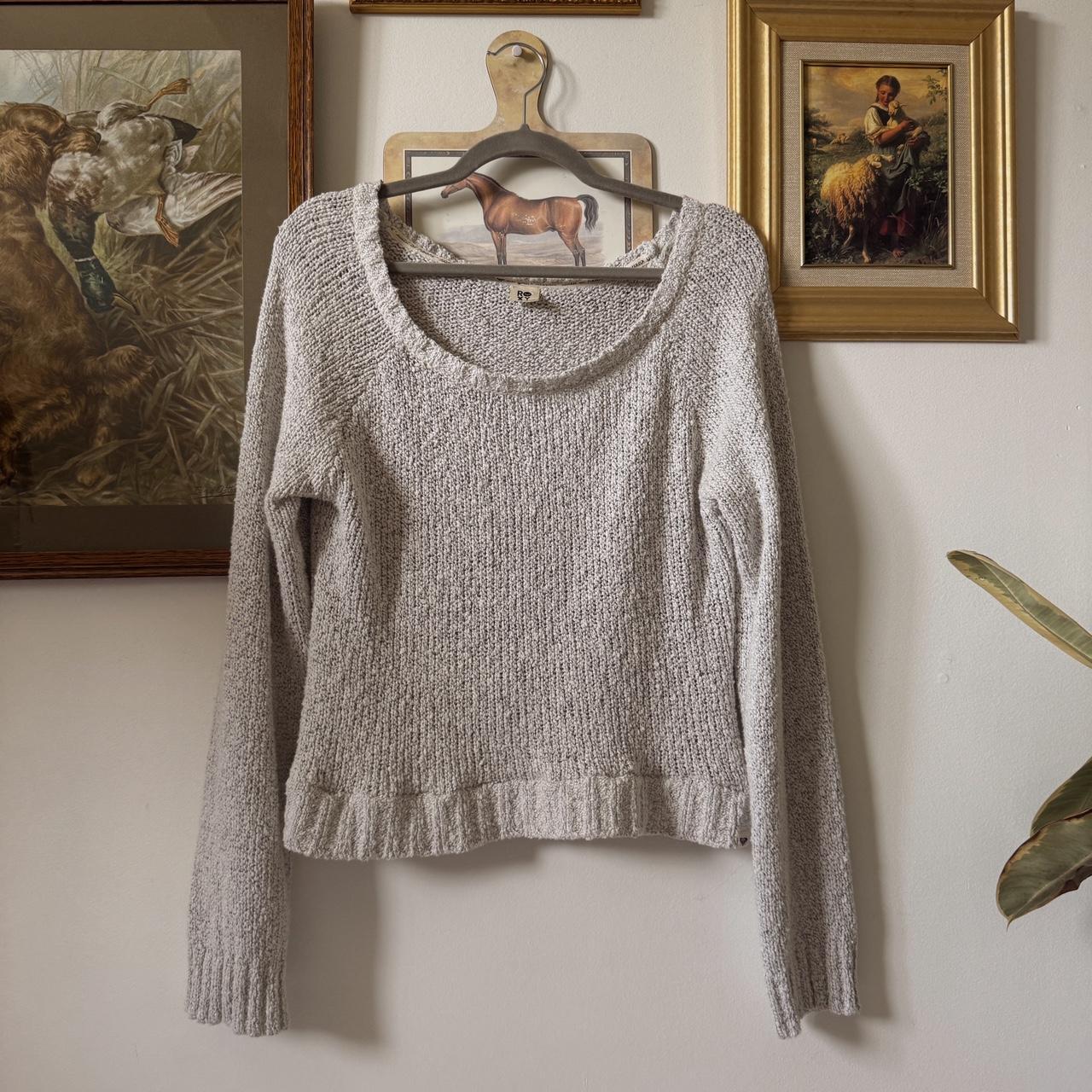 Boatneck knit sweater (S)