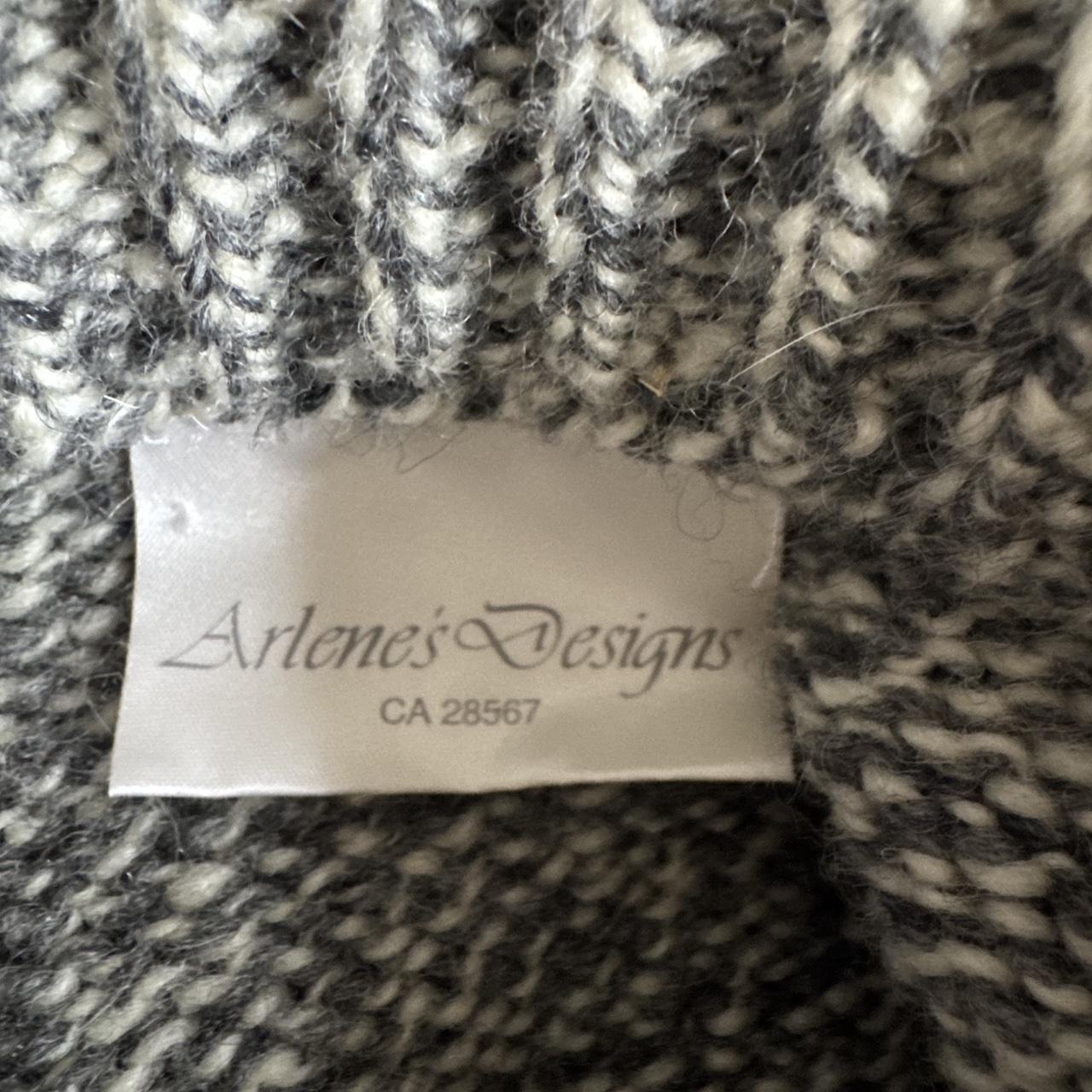 Chunky heather grey knit sweater (XL)