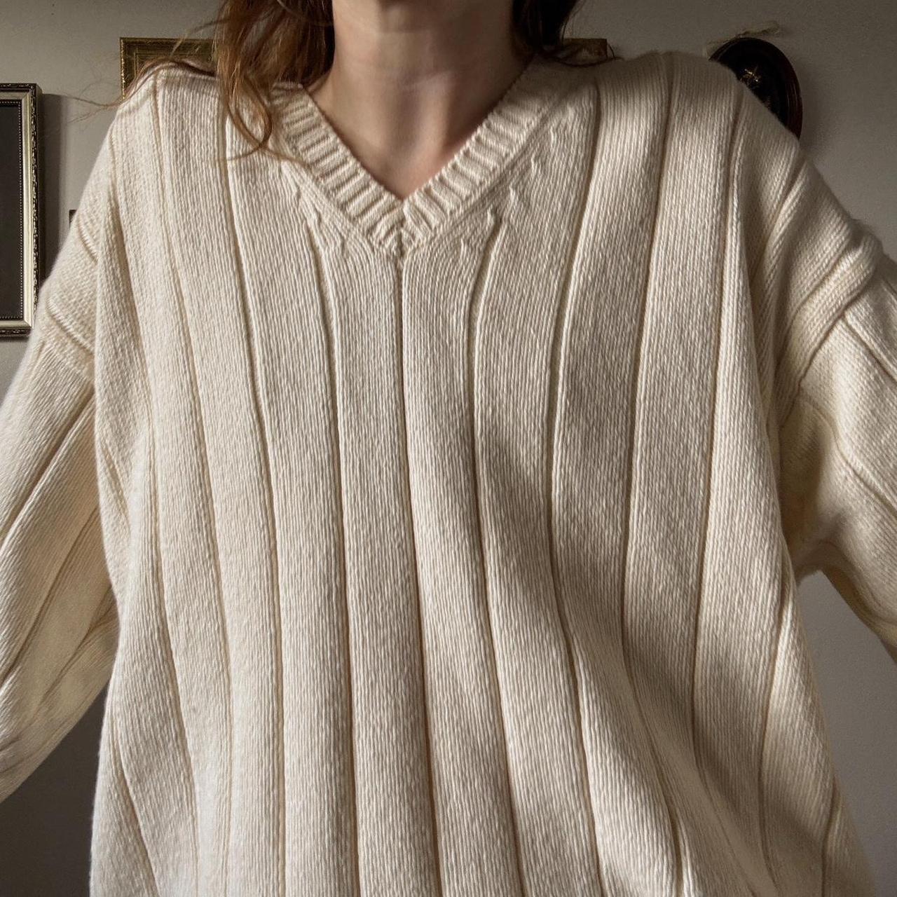 Oversized chunky knit sweater (XL)
