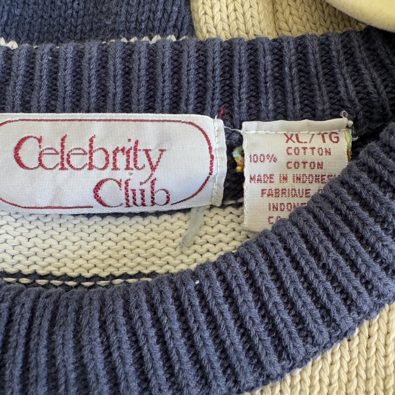 Vintage striped knit jumper (XL)