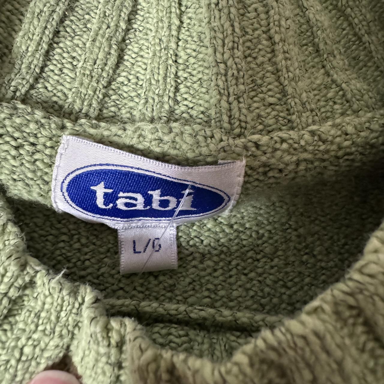 Cozy green mock neck sweater (M)