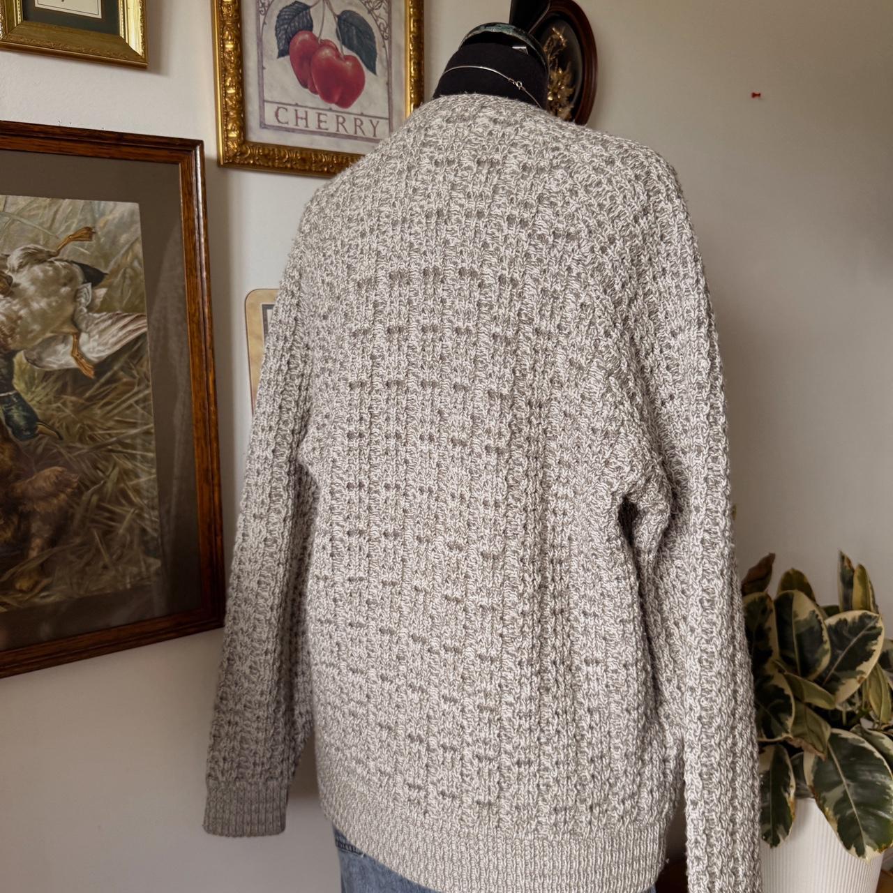 Slouch grey knit cardigan (M/L)