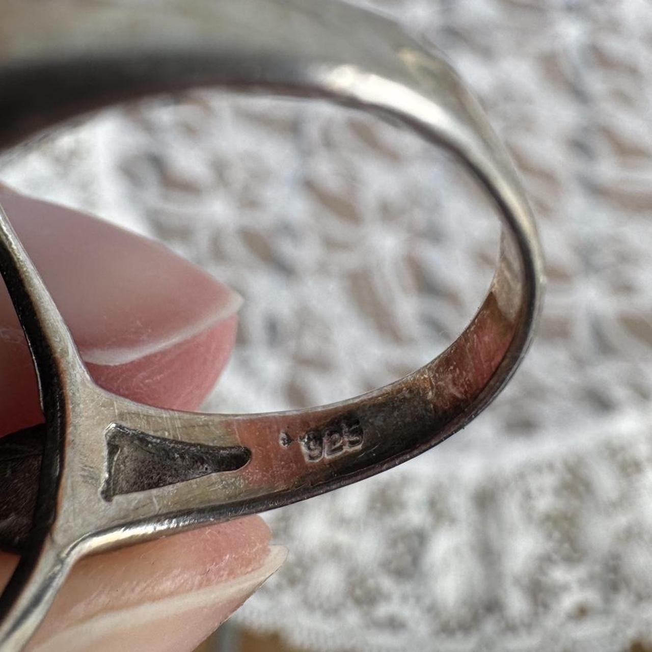 Chunky amethyst ring