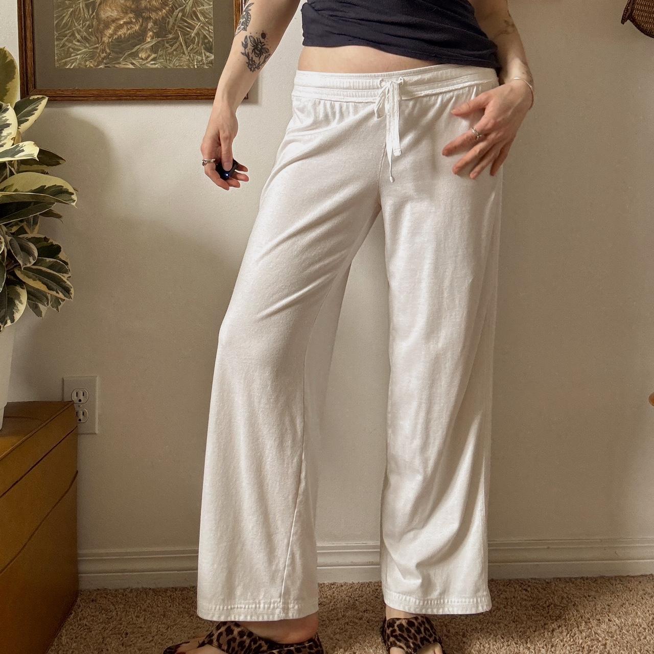 Wide leg lounge pants (L)