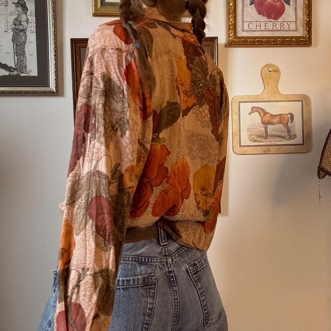 Vintage fruits blouse (M)