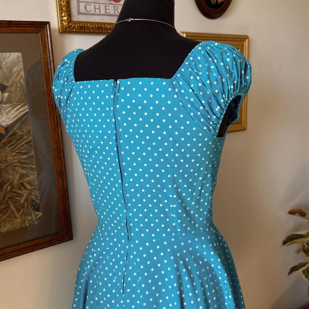 Vintage polka dot dress (M)