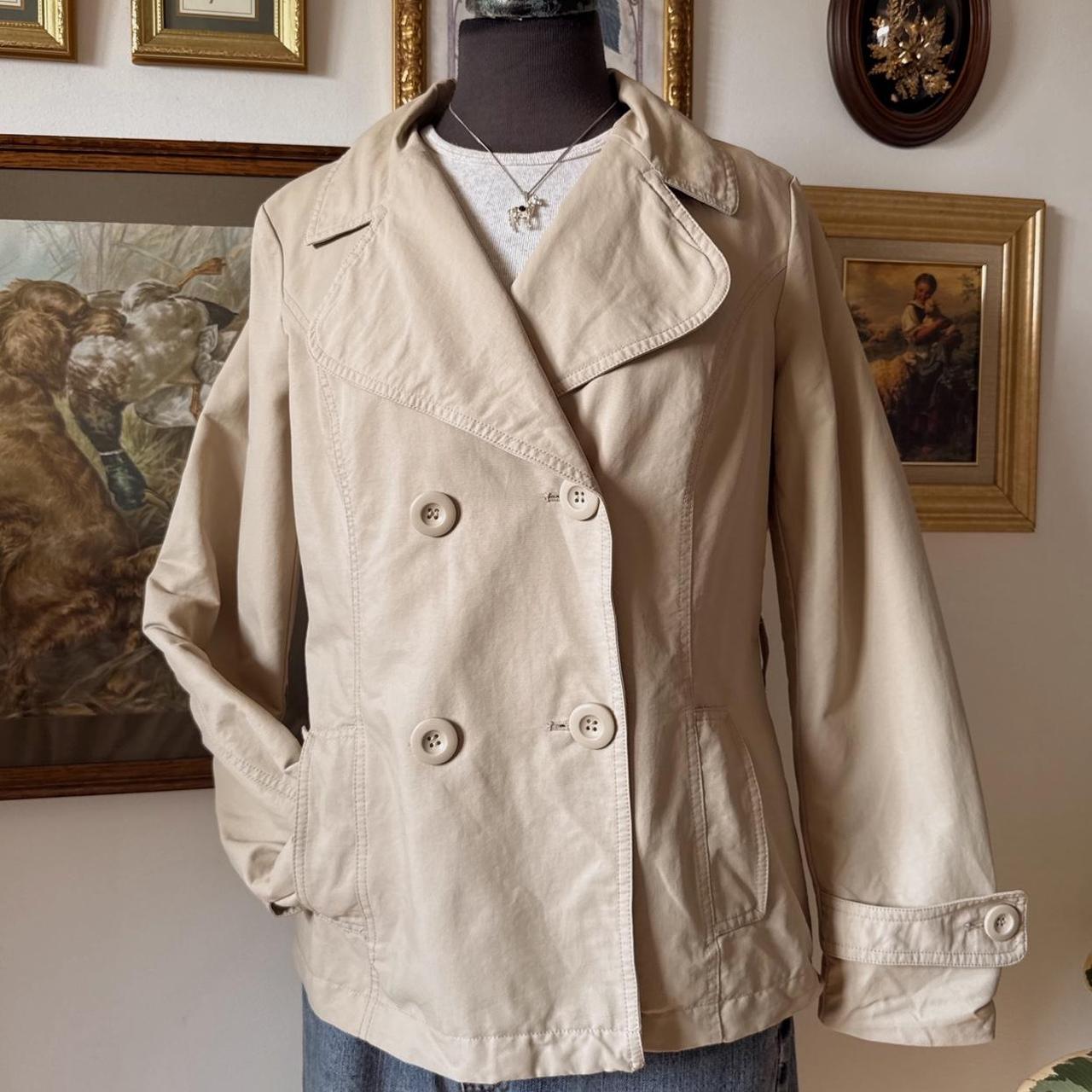 Tan pea coat (S/M)