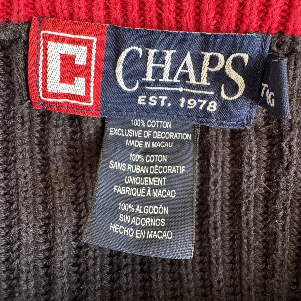 Black chunky knit sweater (XL)