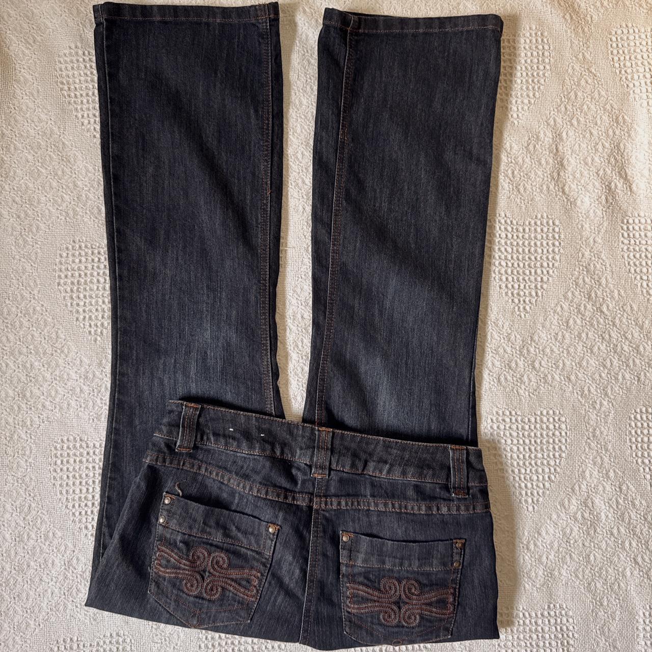 Dark wash boot cut jeans (M)