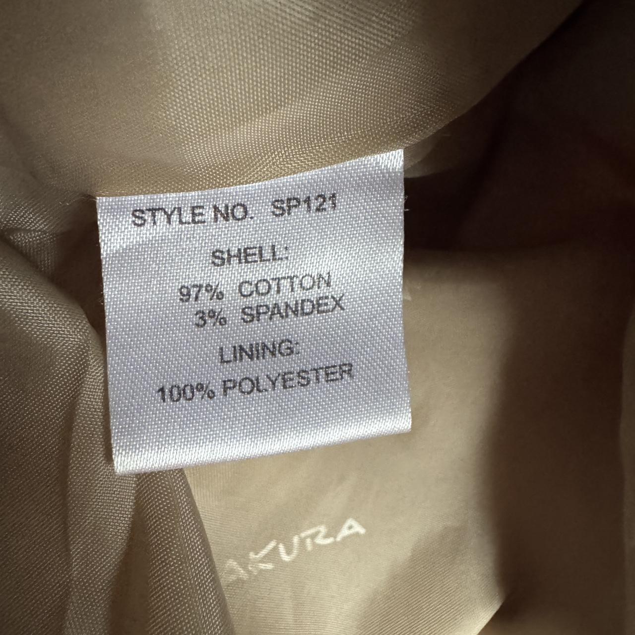 Tan belted trench coat (XS)