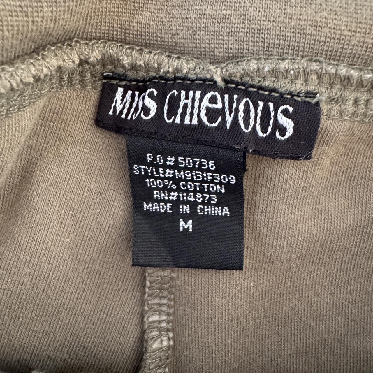 Forest green boho mini skirt (M)