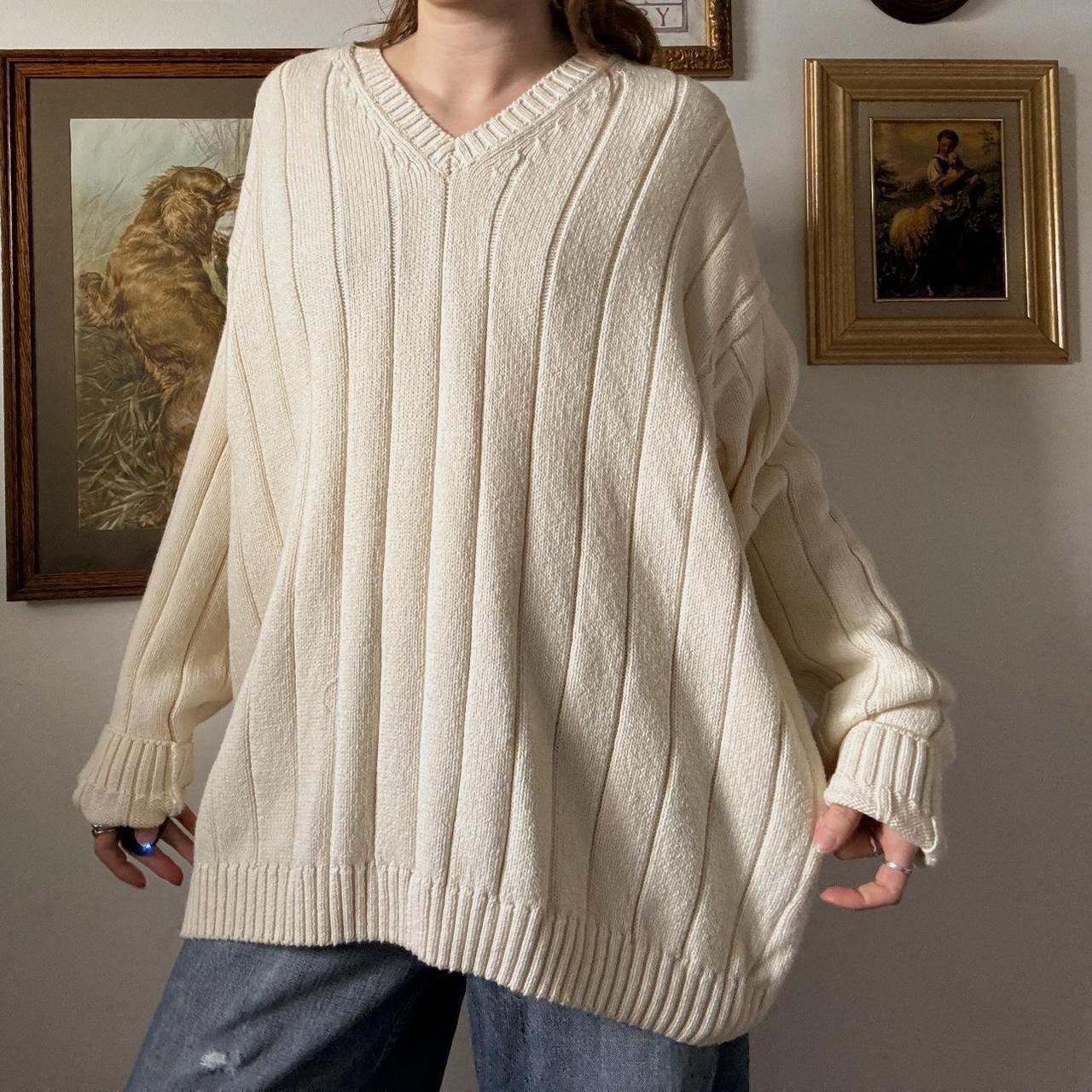 Oversized chunky knit sweater (XL)