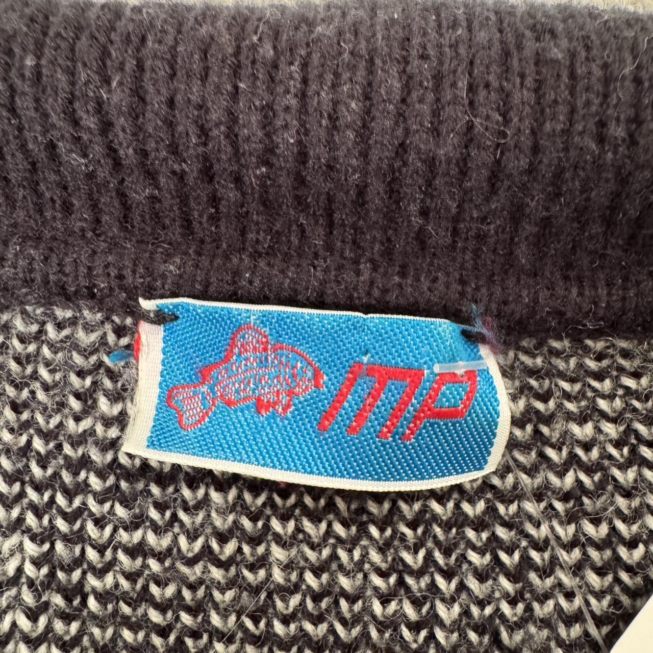 Vintage 80s starry night sweater (L)