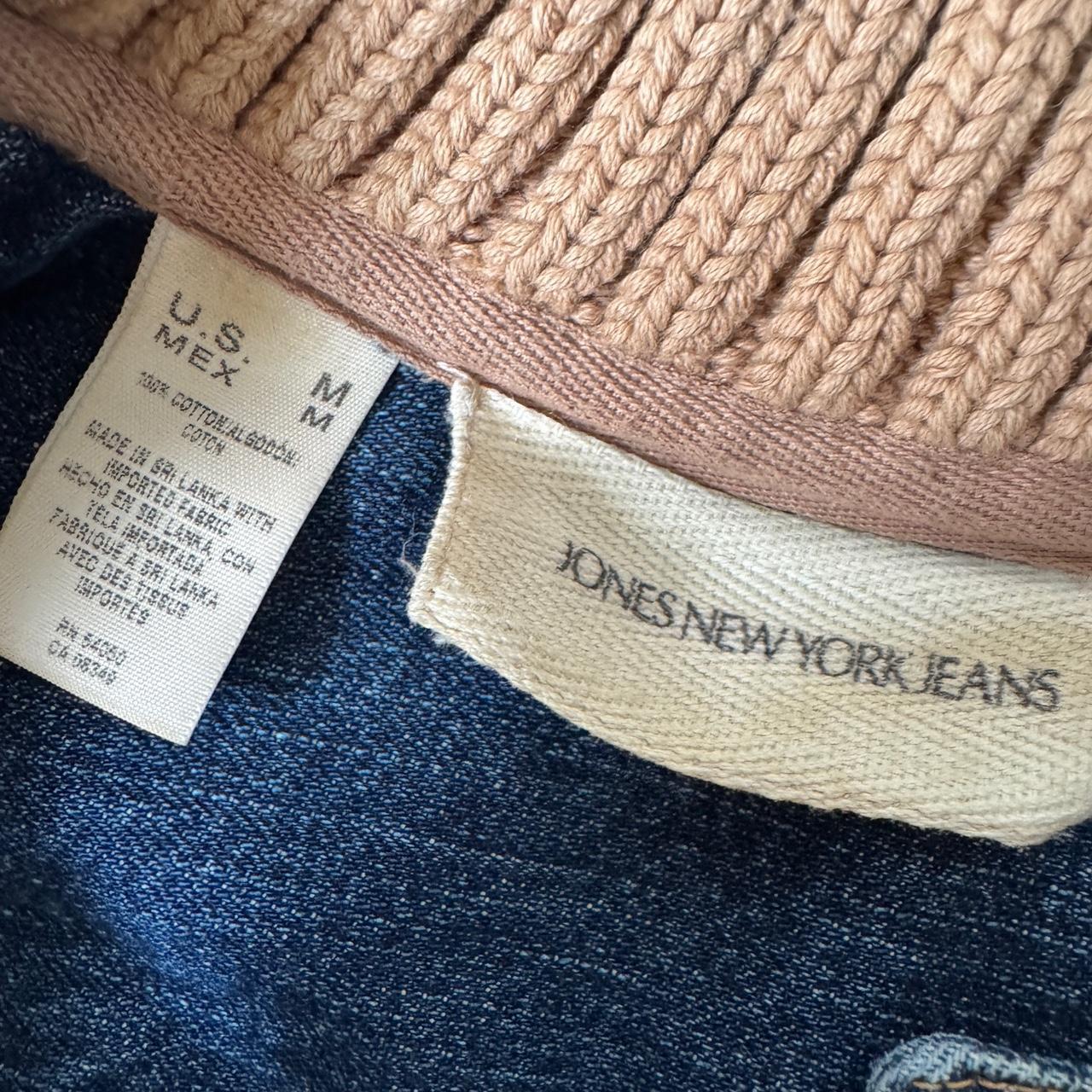 Funnel neck denim jacket (M)