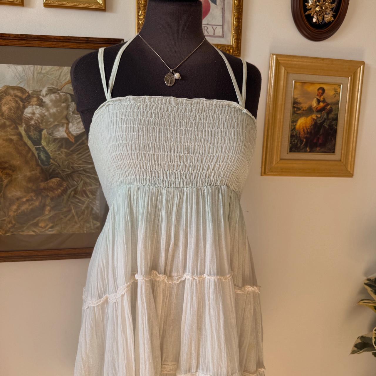Ocean mist boho summer dress (S)