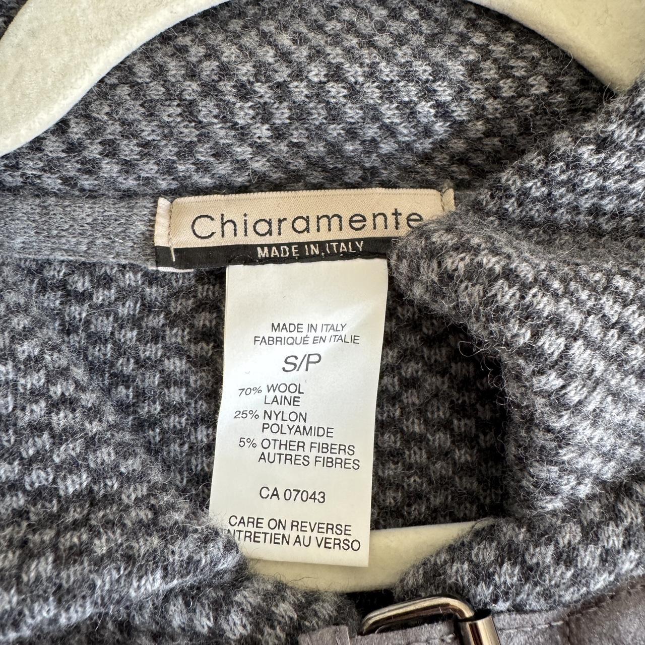Grey wool peacoat (S)