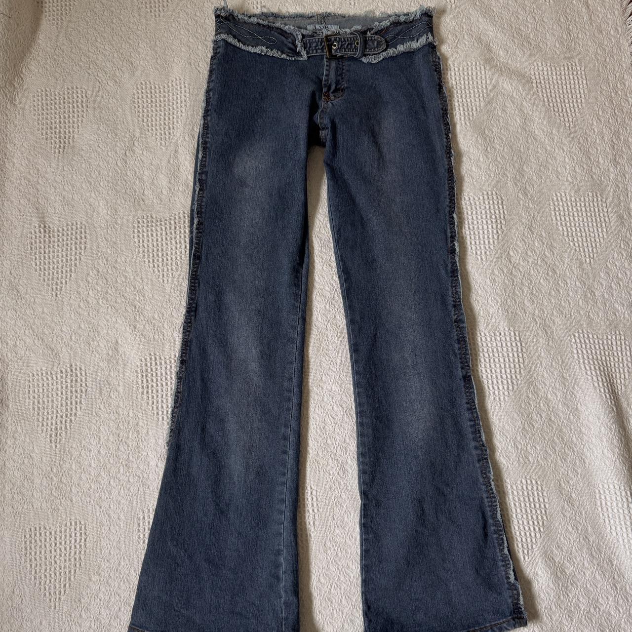 Low rise y2k flare jeans (S)