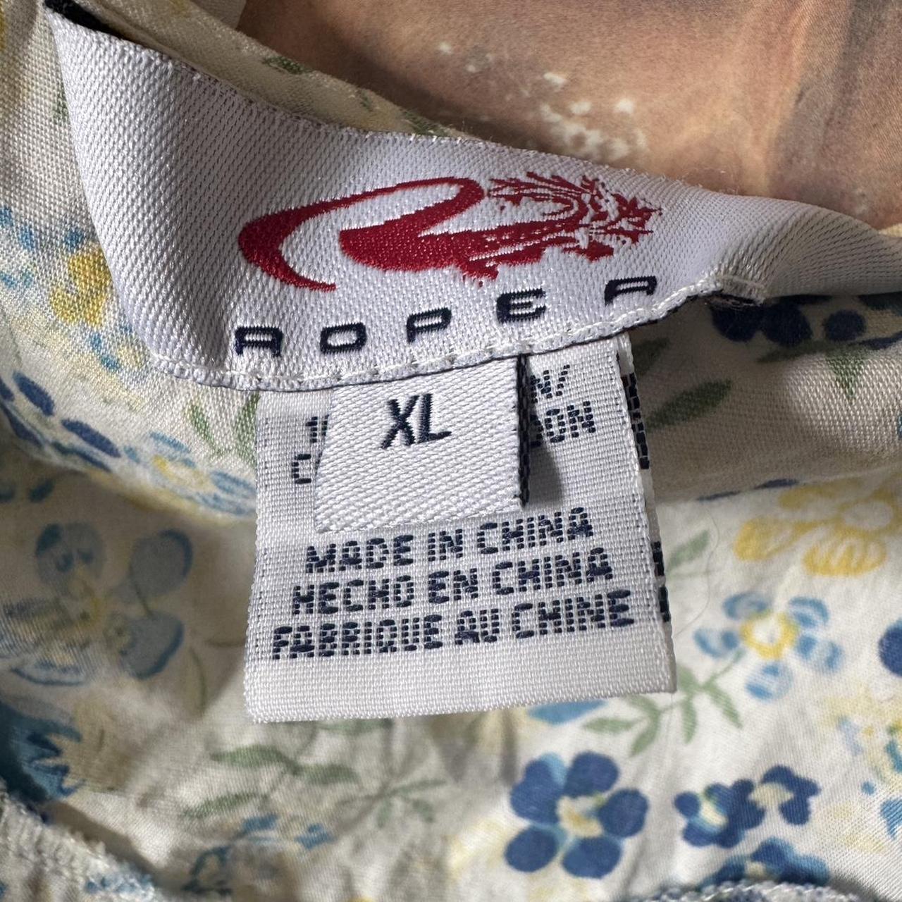 Vintage floral camisole (XL)