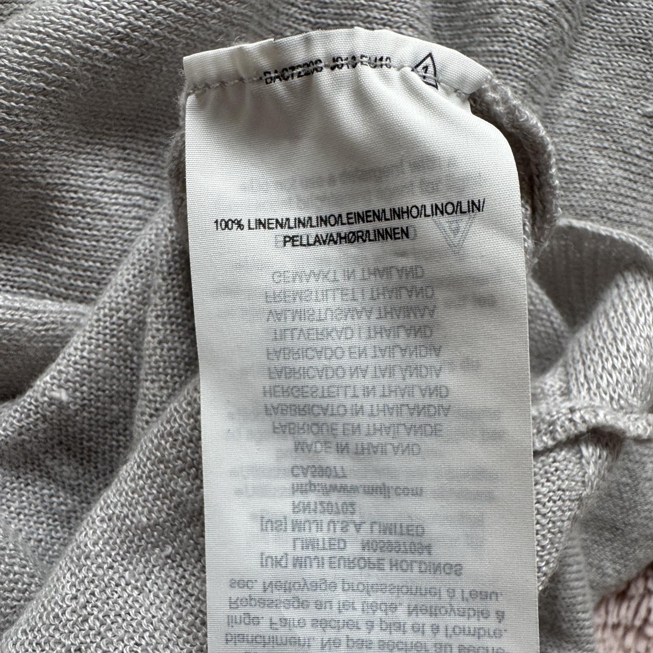Grey linen angelic top (S/M)
