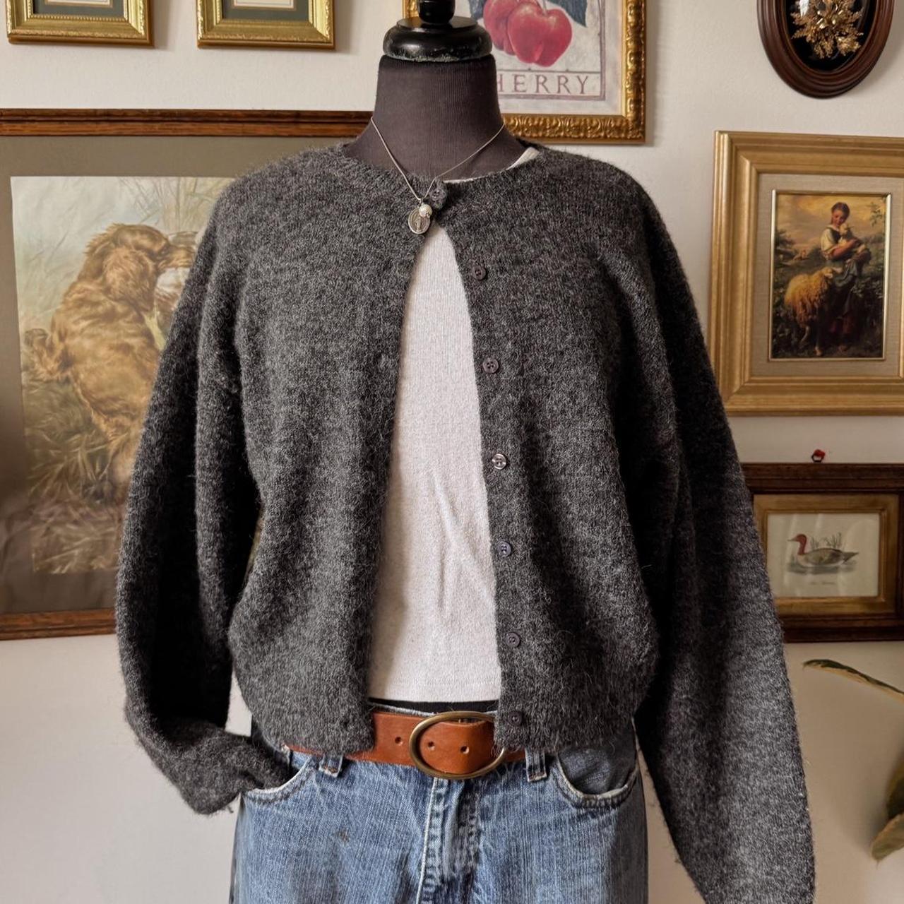 Charcoal grey slouchy cardigan (S/M)