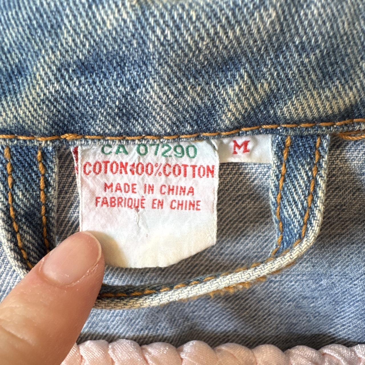 Vintage cropped denim jacket (M)