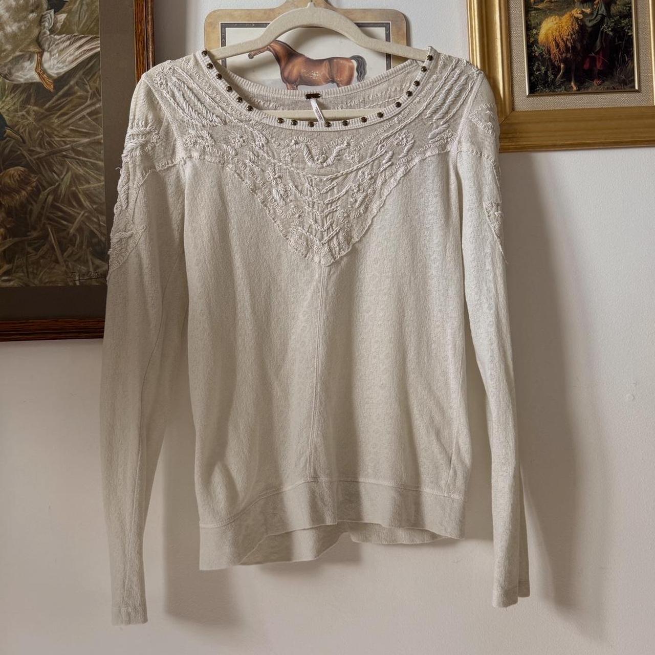 Knitted lace top (XS)