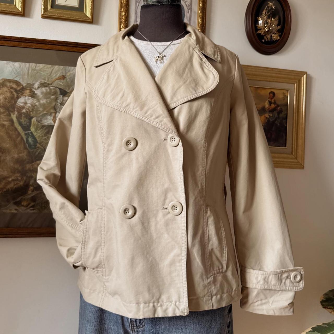 Tan pea coat (S/M)