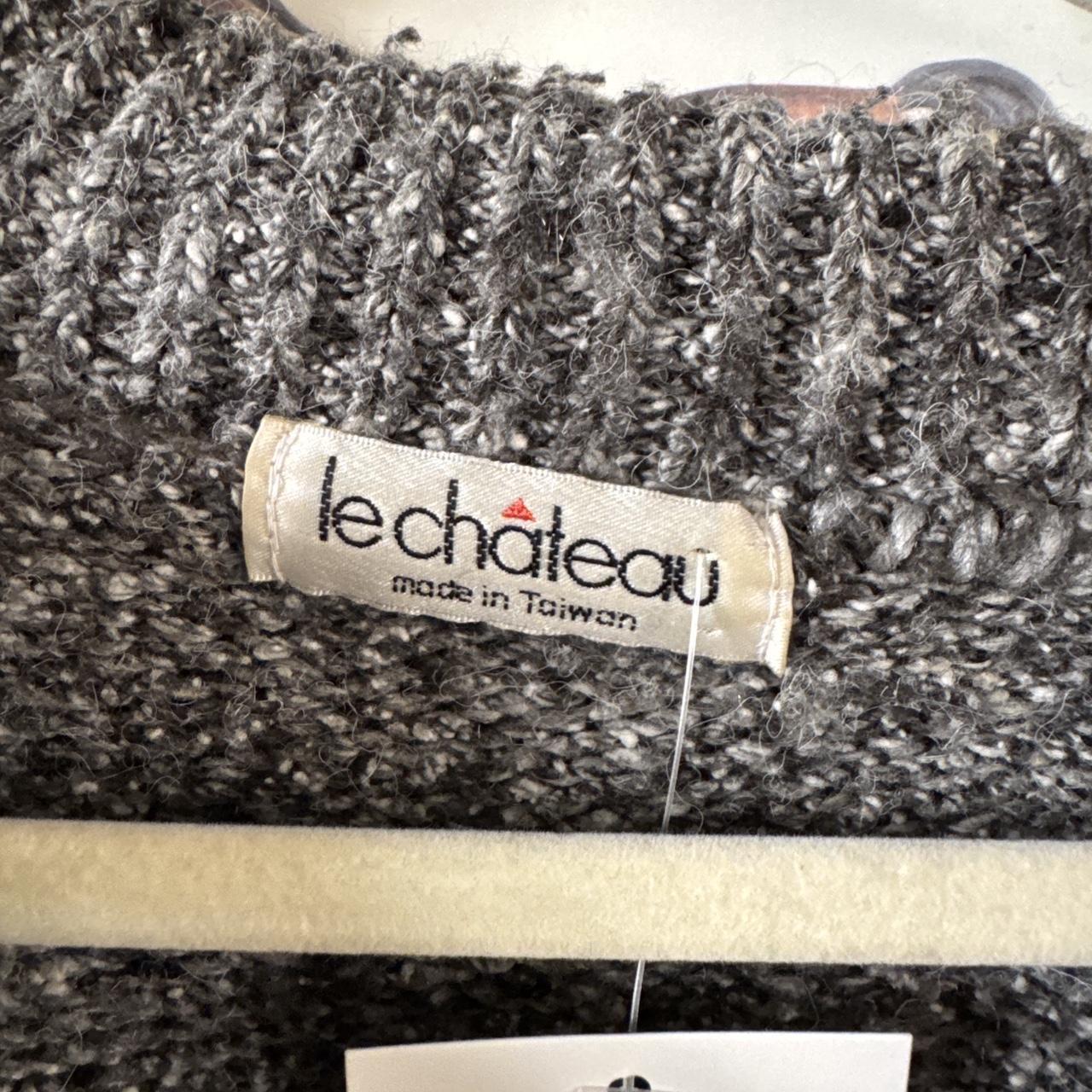 90s grey pullover knit jumper (XL)