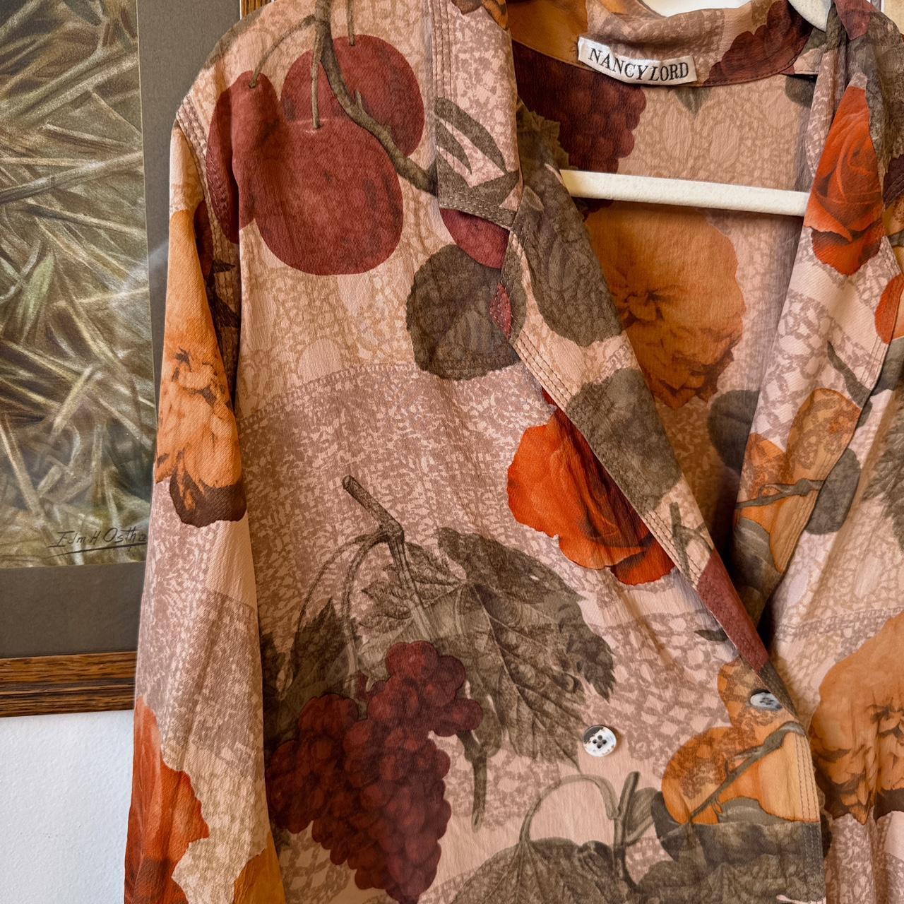Vintage fruits blouse (M)