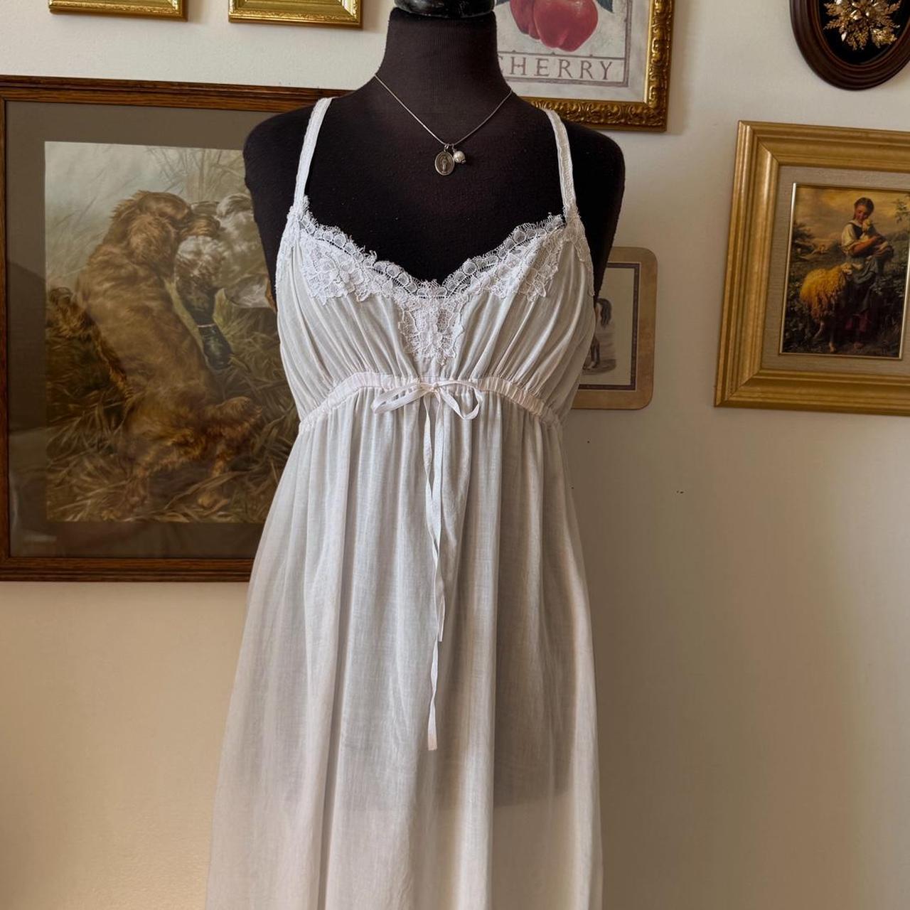 Lace babydoll maxi dress (L)