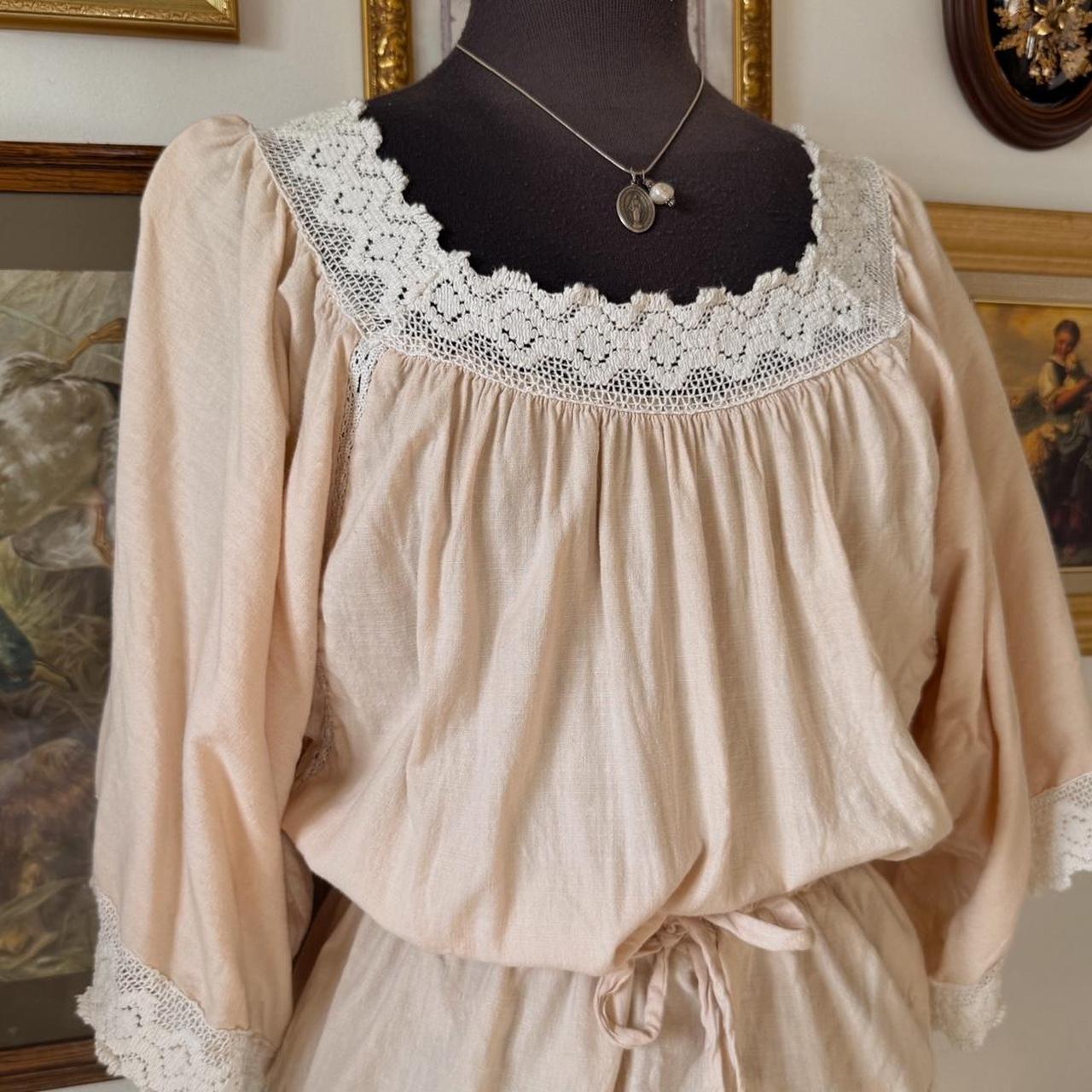 Blush boho princess blouse (M)