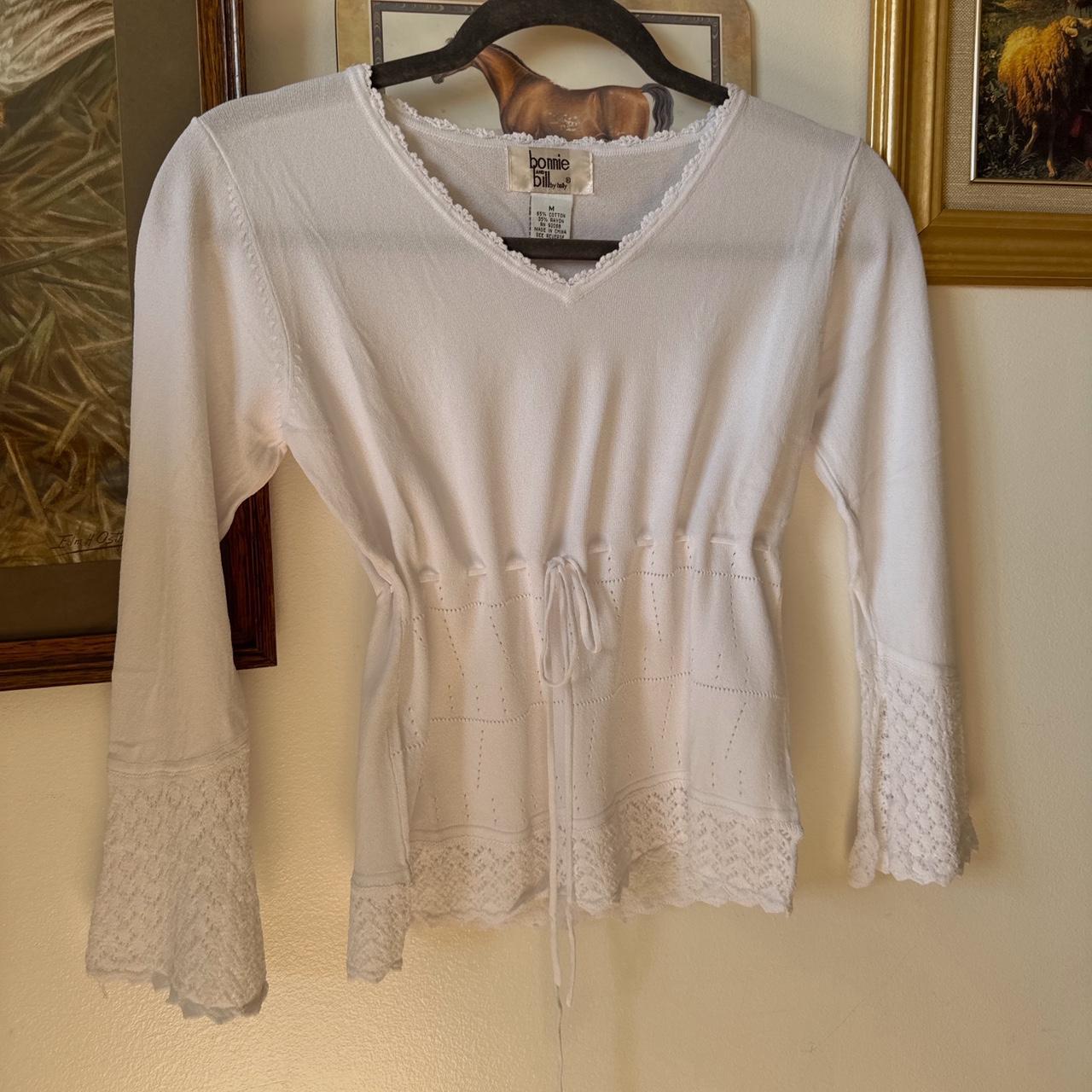 White knit fairy top (M)