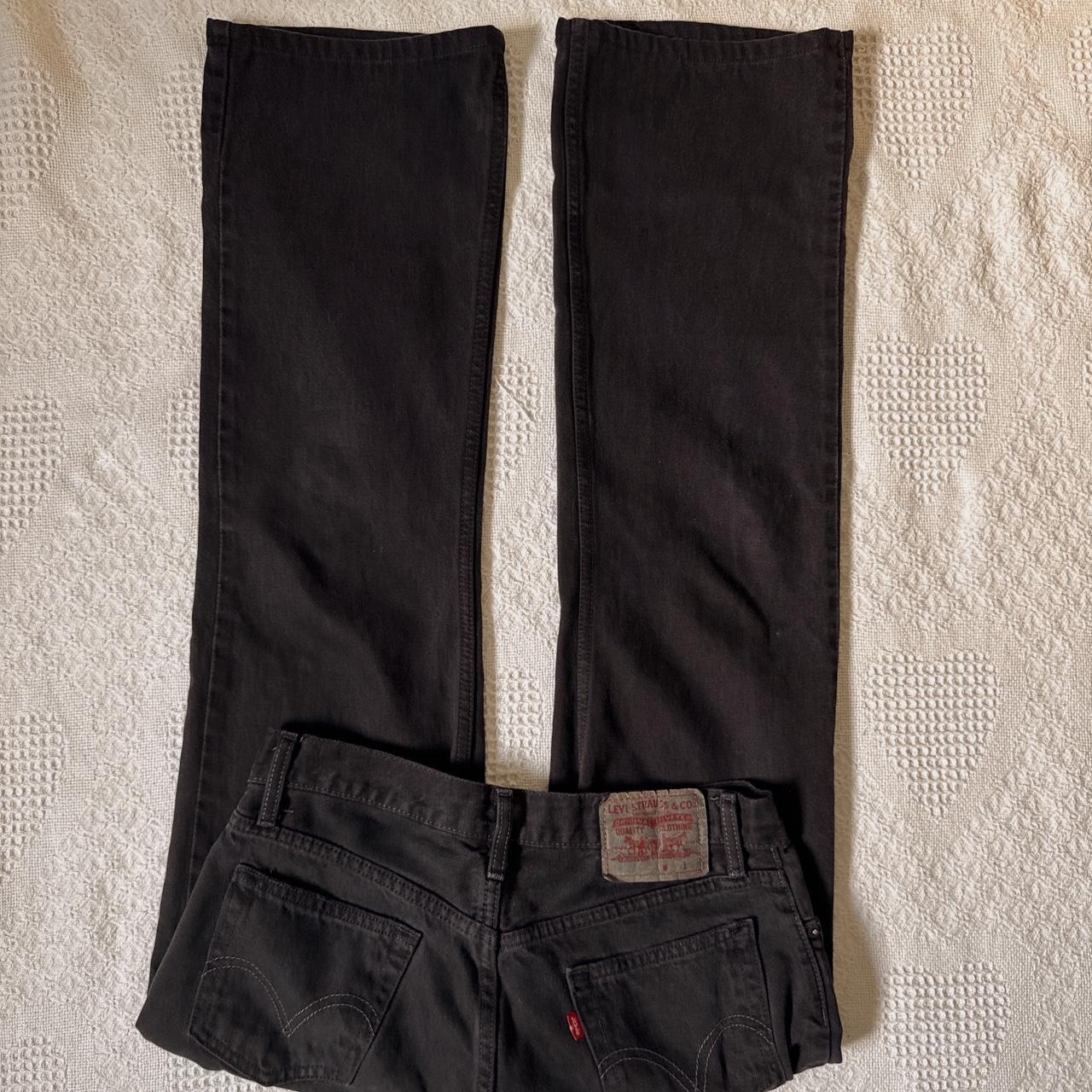 Black levis bootcut jeans (31")