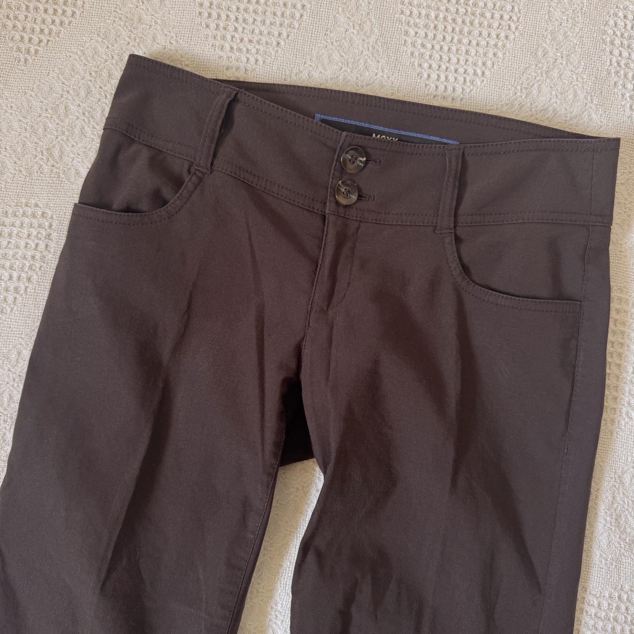Low rise brown trousers (S)