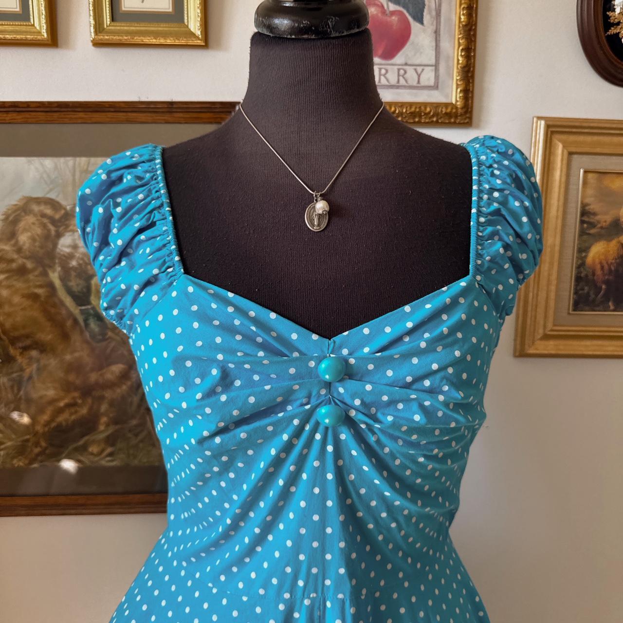 Vintage polka dot dress (M)