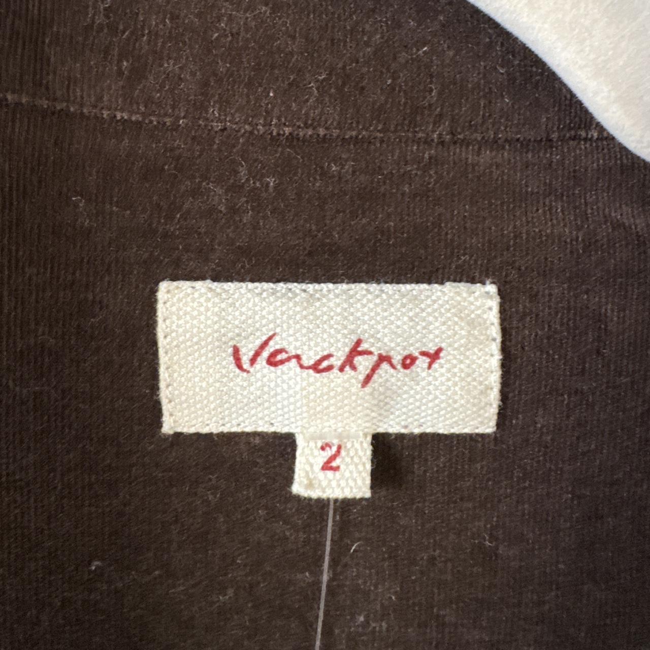 Brown corduroy button-up jacket (M)