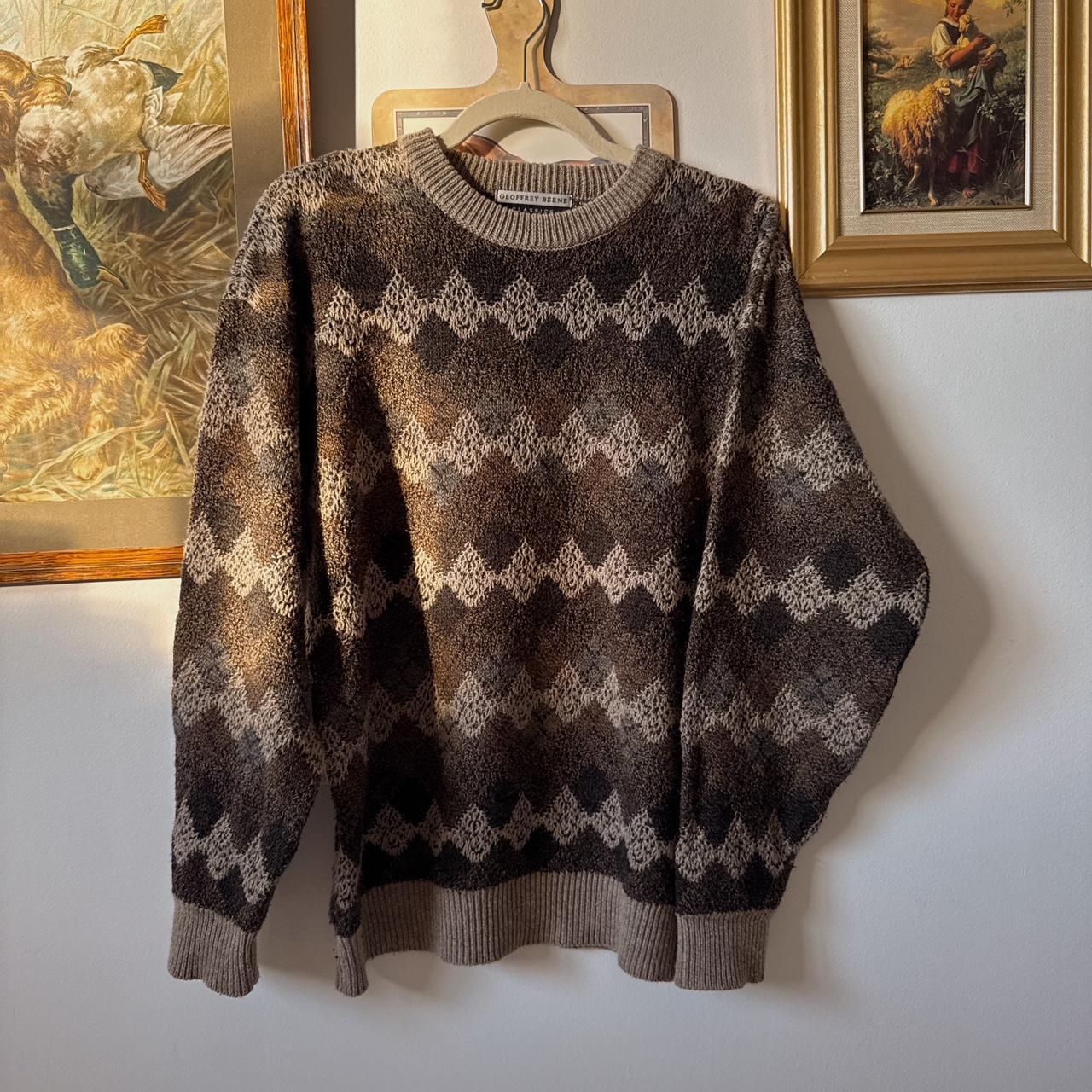 90s cafe knit jumper (L)
