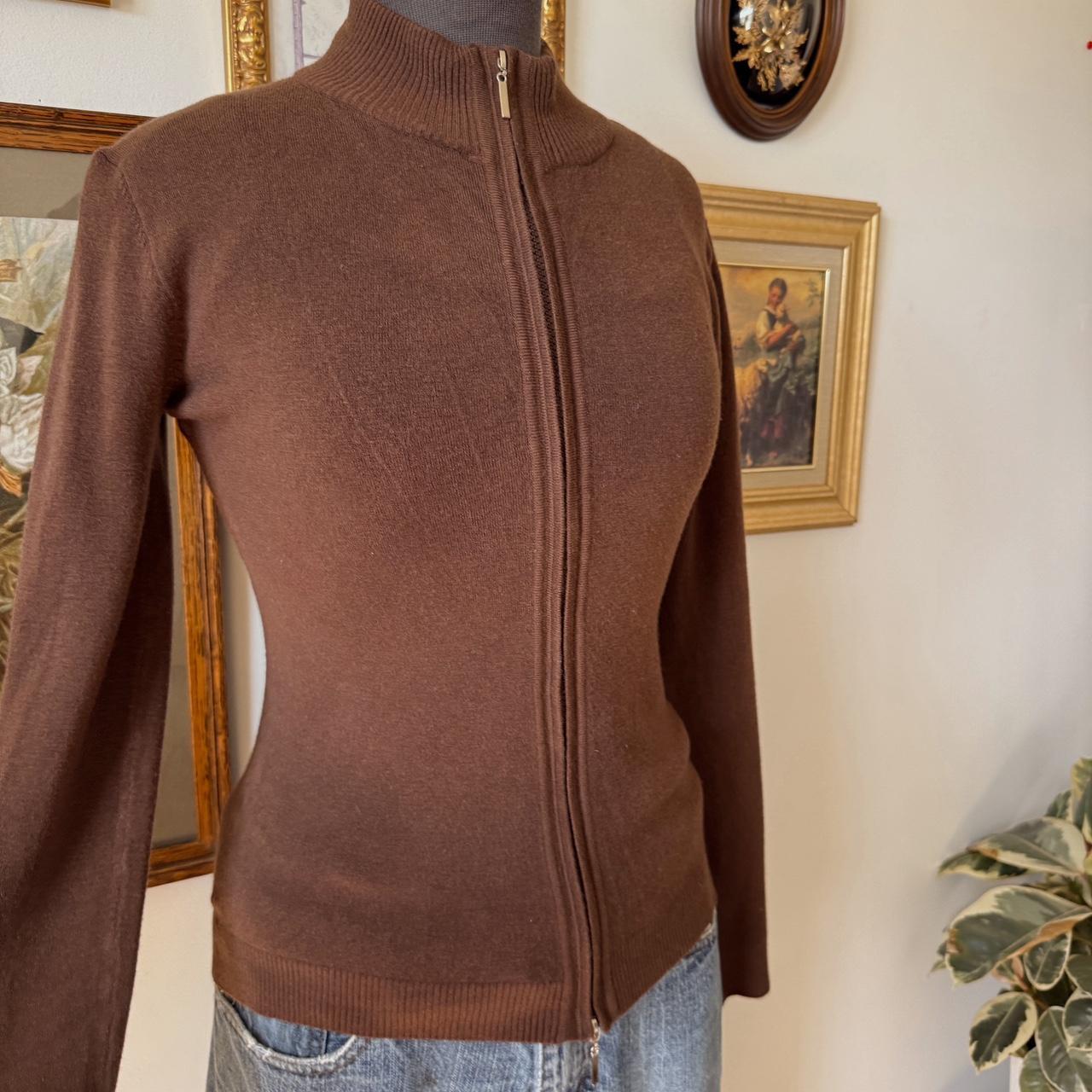 Chocolate Y2K super soft knit (S)