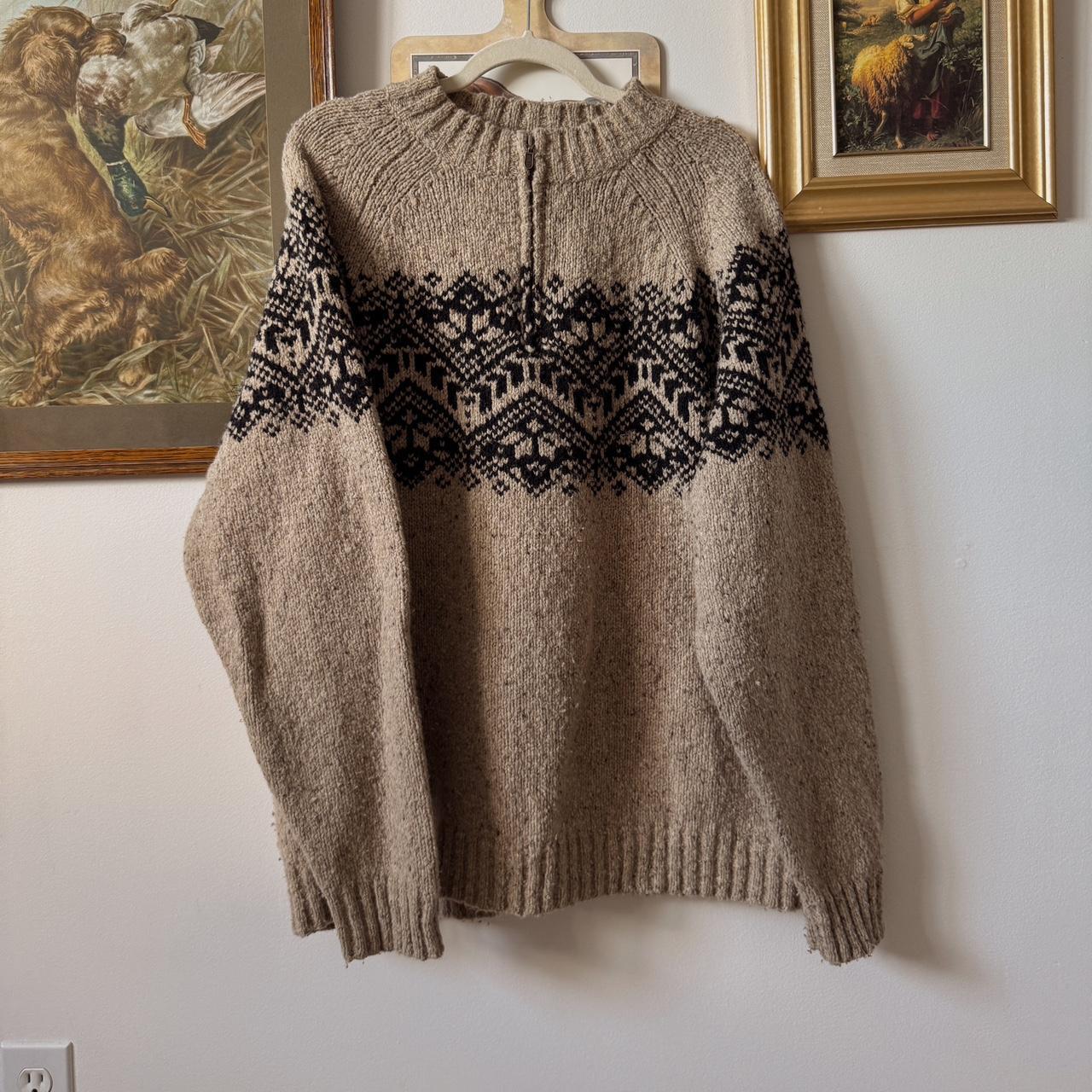 Cabincore quarter zip knit (XL)
