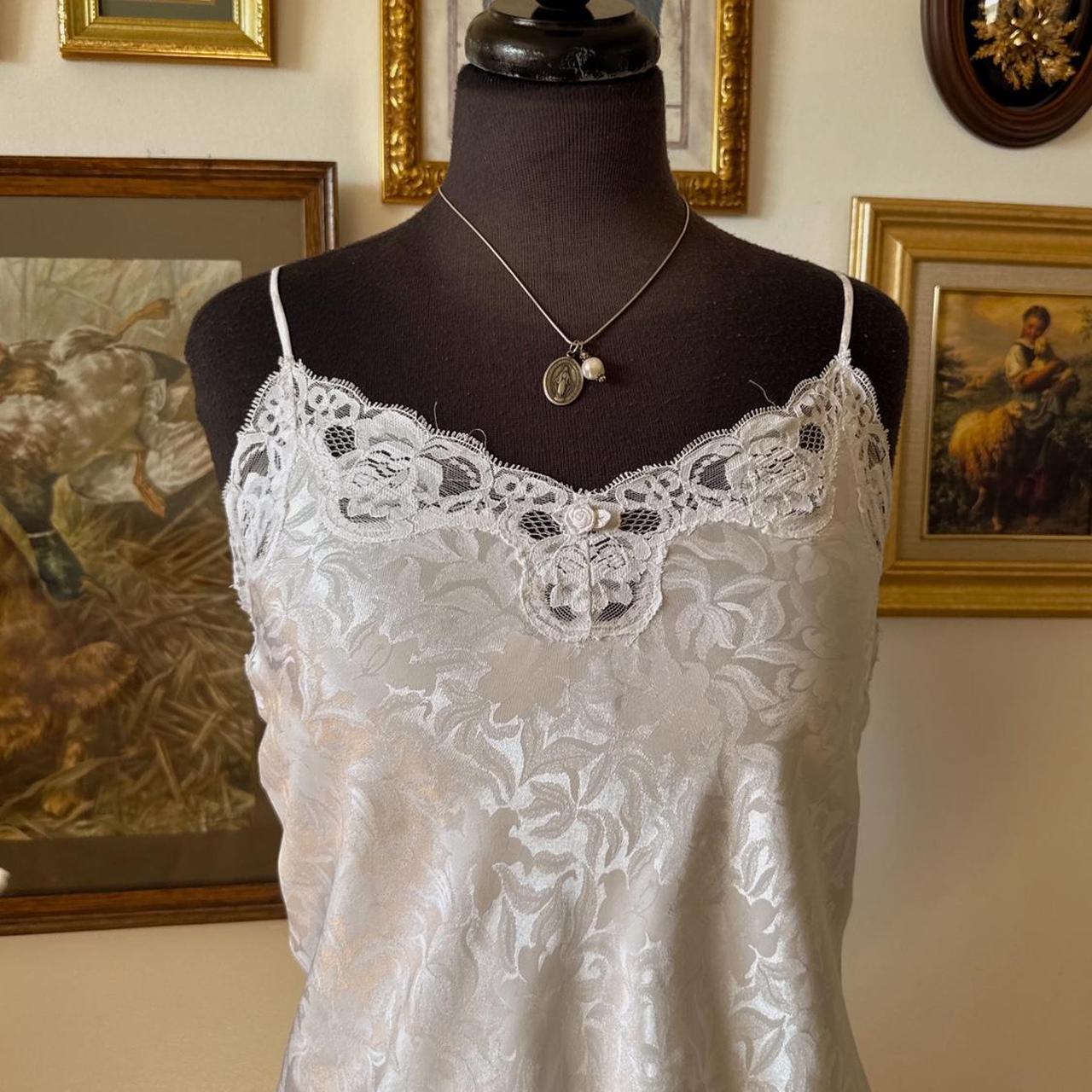Vintage lace mini slip (S)