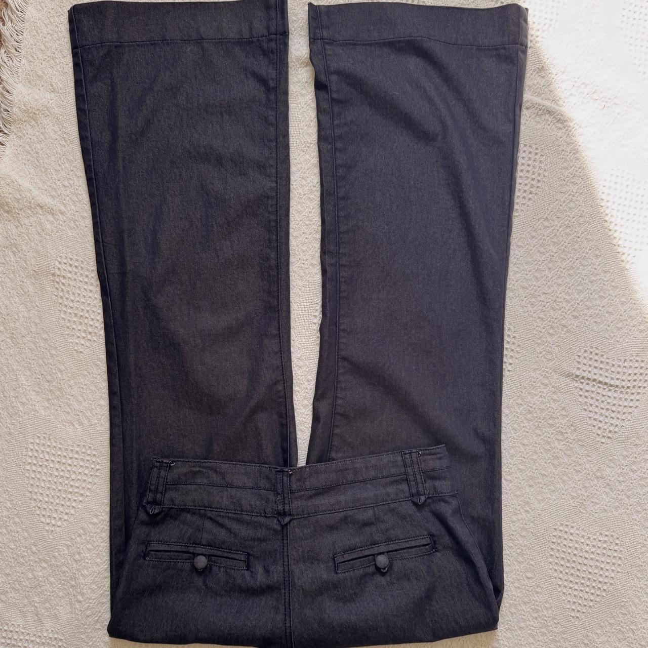 Dark navy wide leg trouser (S)