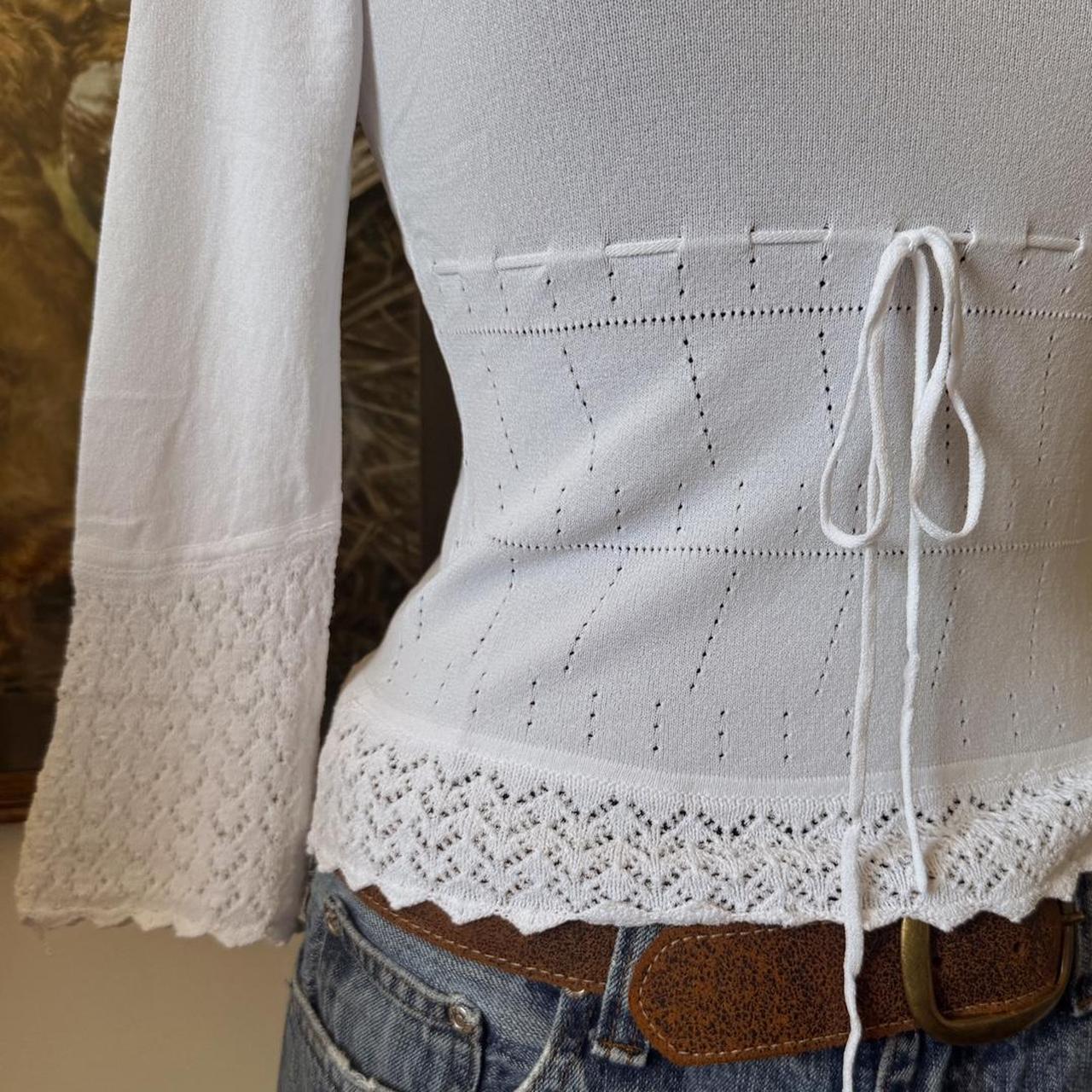 White knit fairy top (M)