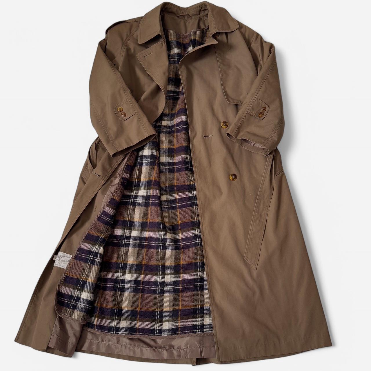Vintage long trench coat (M)
