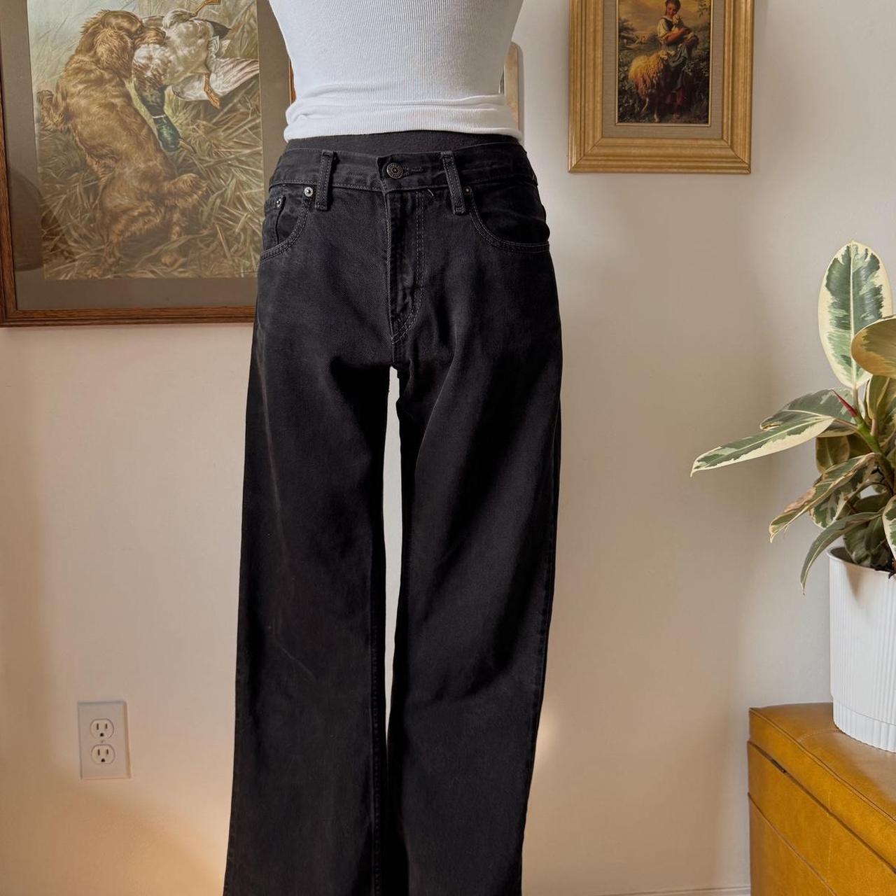 Black levis bootcut jeans (31")